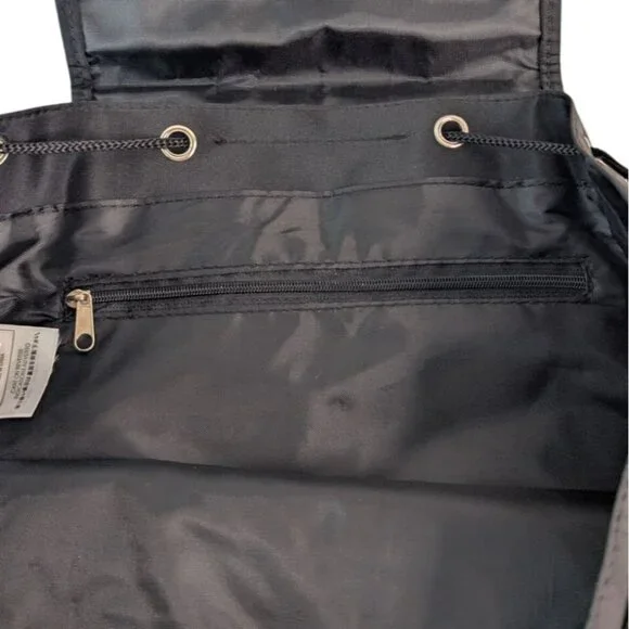 Walt Disney World Drawstring Backpack Black Embroidered Authentic Disney Parks - Picture 5 of 9